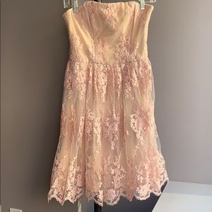 Vera Wang Strapless Dress